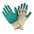 Cotton Knitted Latex Crinkle Coated Industrial Working Gloves